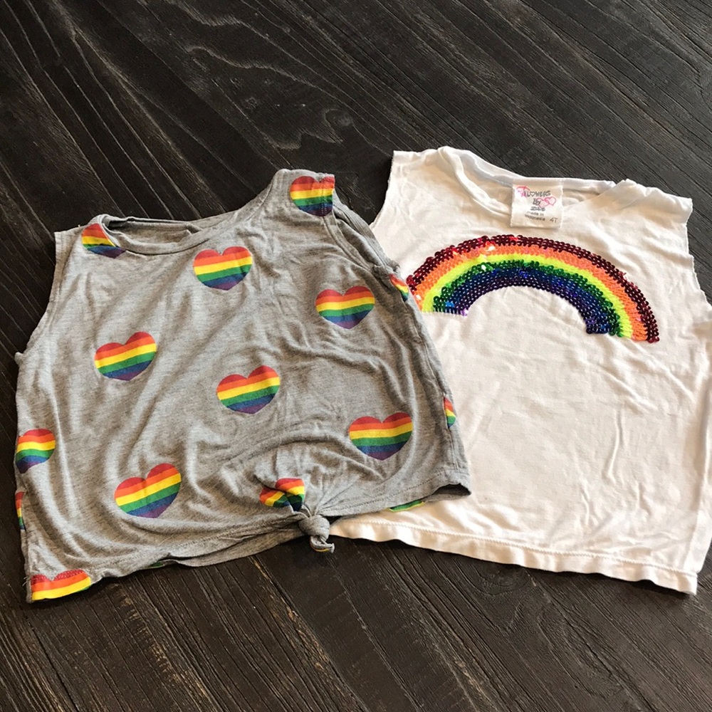 Set of rainbow tanks 🌈